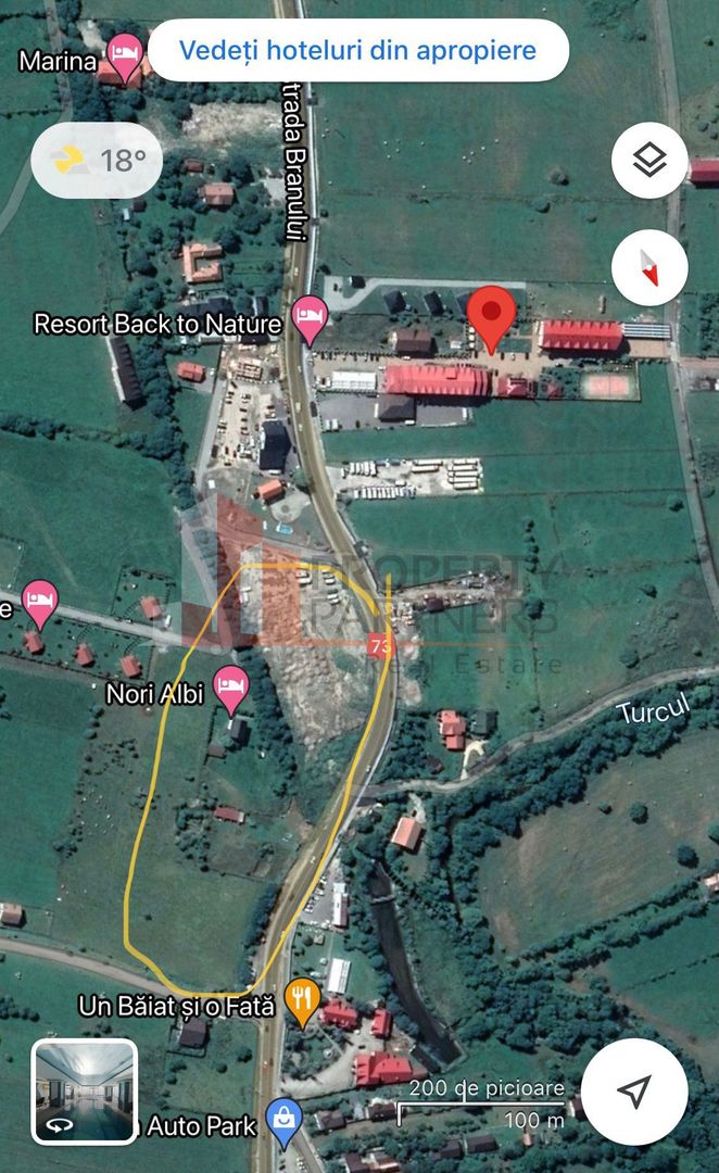 Teren la intrarea in Bran la strada principala - Poză 1