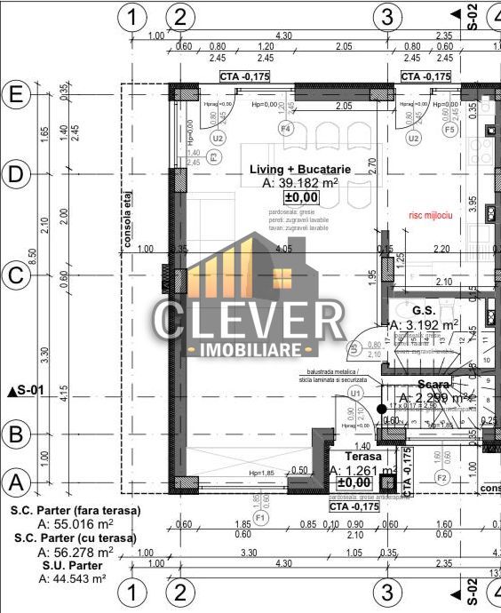 Vila duplex 4 camere 4 bai, 125 mp utili, Splaiul Unirii, parcare gratis - Schiță 5