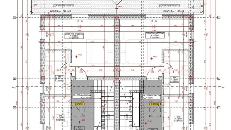 Duplex cu 4 camere si teren generos 350mp - Poză 6