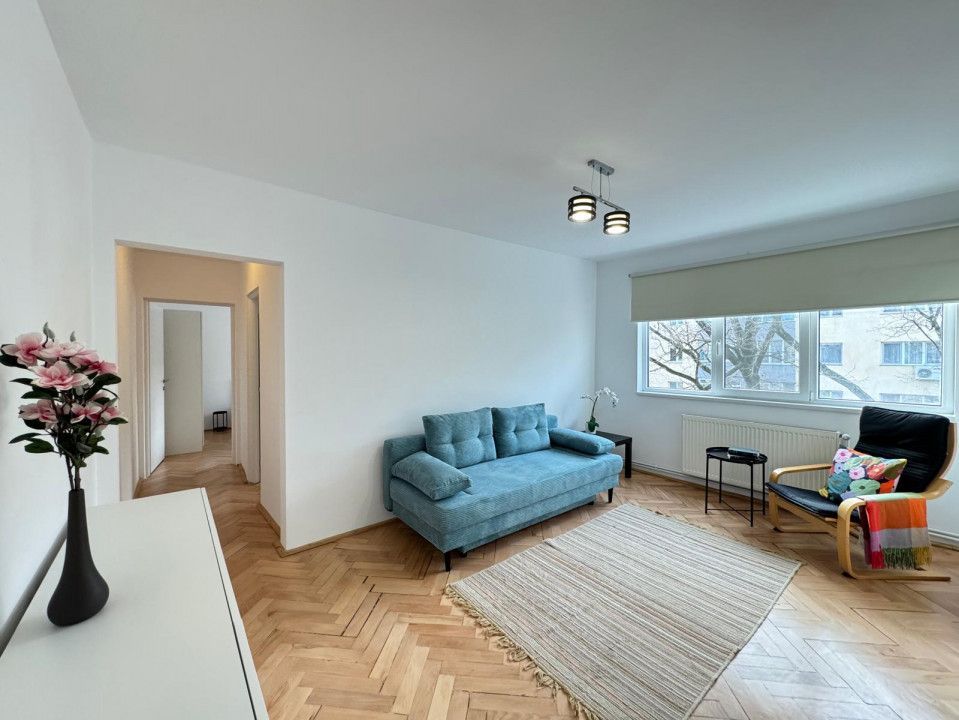 Apartament cu 3 camere, recent zugrăvit și mobilat cu piese noi | Comision 0 - Poză 2