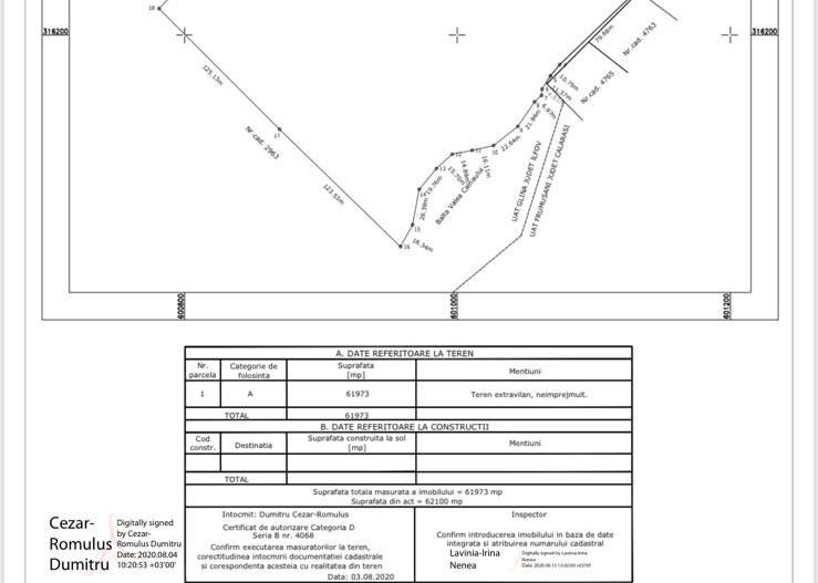 Teren intravilan in comuna Glina - Schiță 10