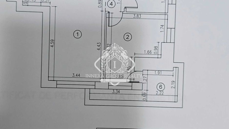 Apartament 2 camere - modern I Titan - Schiță 5