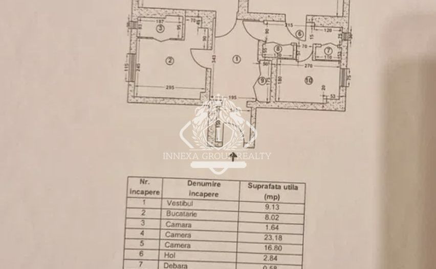 Lascar Catargiu | Apartament 2 camere | Vedere panoramica | Necesita renovare - Poză 16