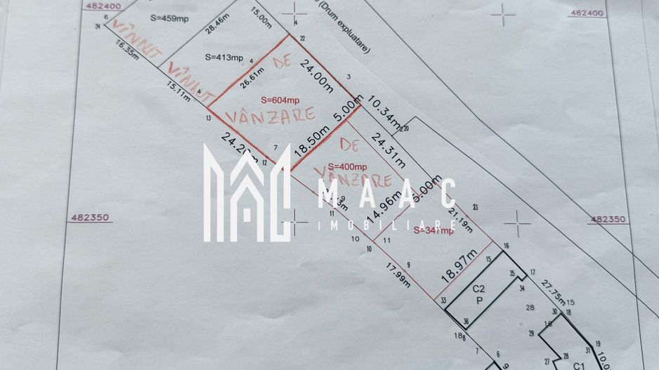 Teren constructii | 2 parcele | Utilitati | PUZ | Sura Mica - Poză 1