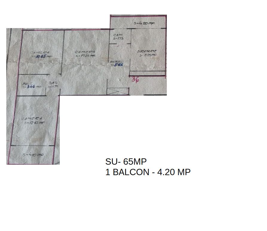 Apartament cu 3 camere finisate în Grigorescu - Poză 23