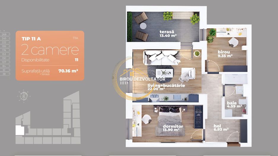 Pret promo 1 decembrie Metrou STB Parc Auchan titan Pret promo TVA 9% - Schiță 3