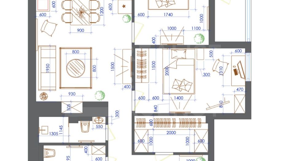 Vânzare, apartament, 3 camere, str. Vasile Lupu, Buiucani - Schiță 17