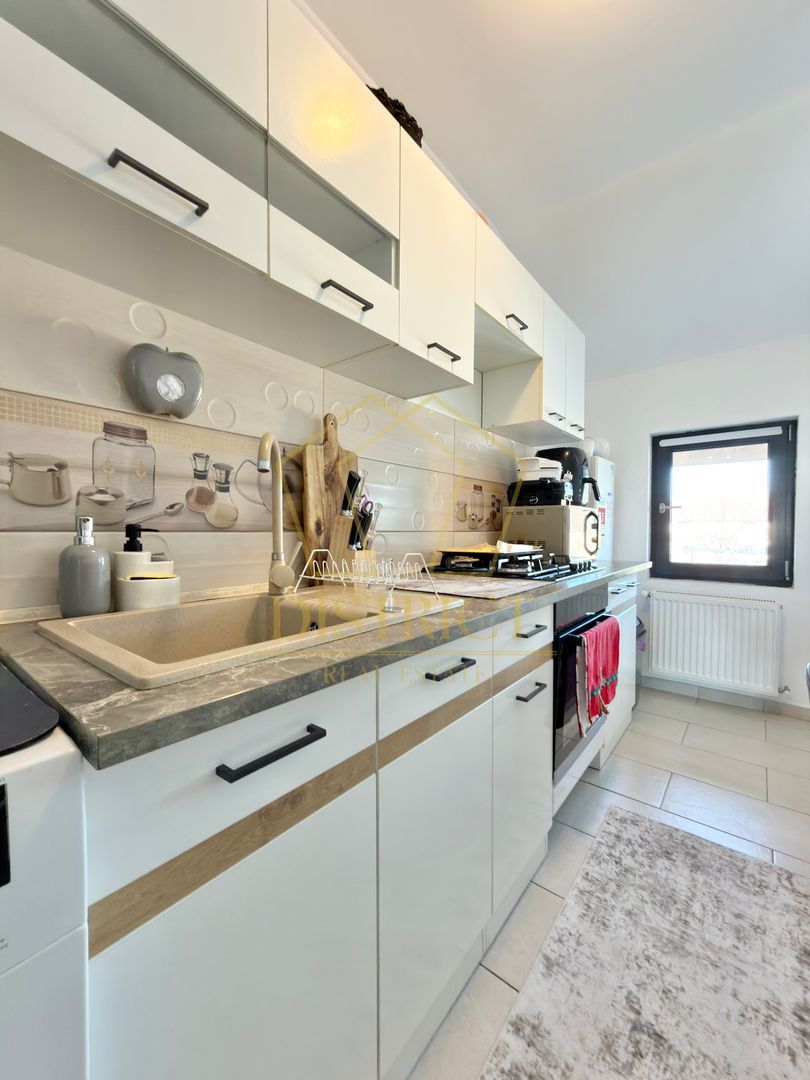 Apartament cu 2 camere complet mobilat si utilat la etajul 1 in Giroc la asfalt. - Poză 12