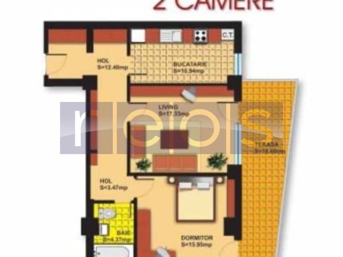 VANZARE 2 CAMERE DECOMANDAT - PARCARE -CONFORT CITY - Poză 15