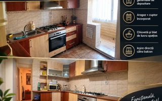 Apartament 3 camere, 76 mp, Cartier Frumoasa, bloc 1984, etaj 4/4 cu pod - Poză 1