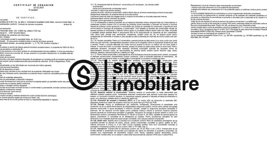 Teren pentru investitie Autostrada A1 Bucuresti-Pitesti - Schiță 3