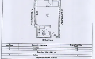Studio cu vedere la mare și lac | Casa del Mar | Mamaia Nord - Schiță 11