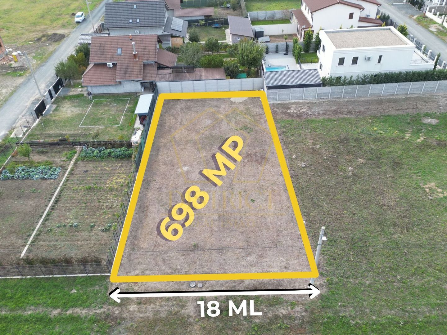 Teren Intravilan 698mp | SAD | Ghiroda | COM 0% - Poză 1