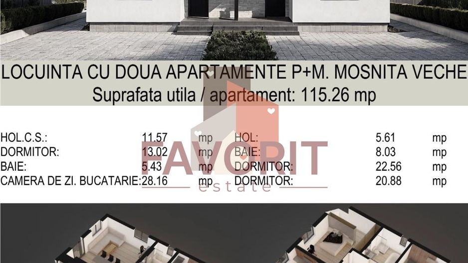 Duplex de vanzare | Zona Lidl 2 | Pozitie excelenta, la asfalt | Utilitati - Poză 3