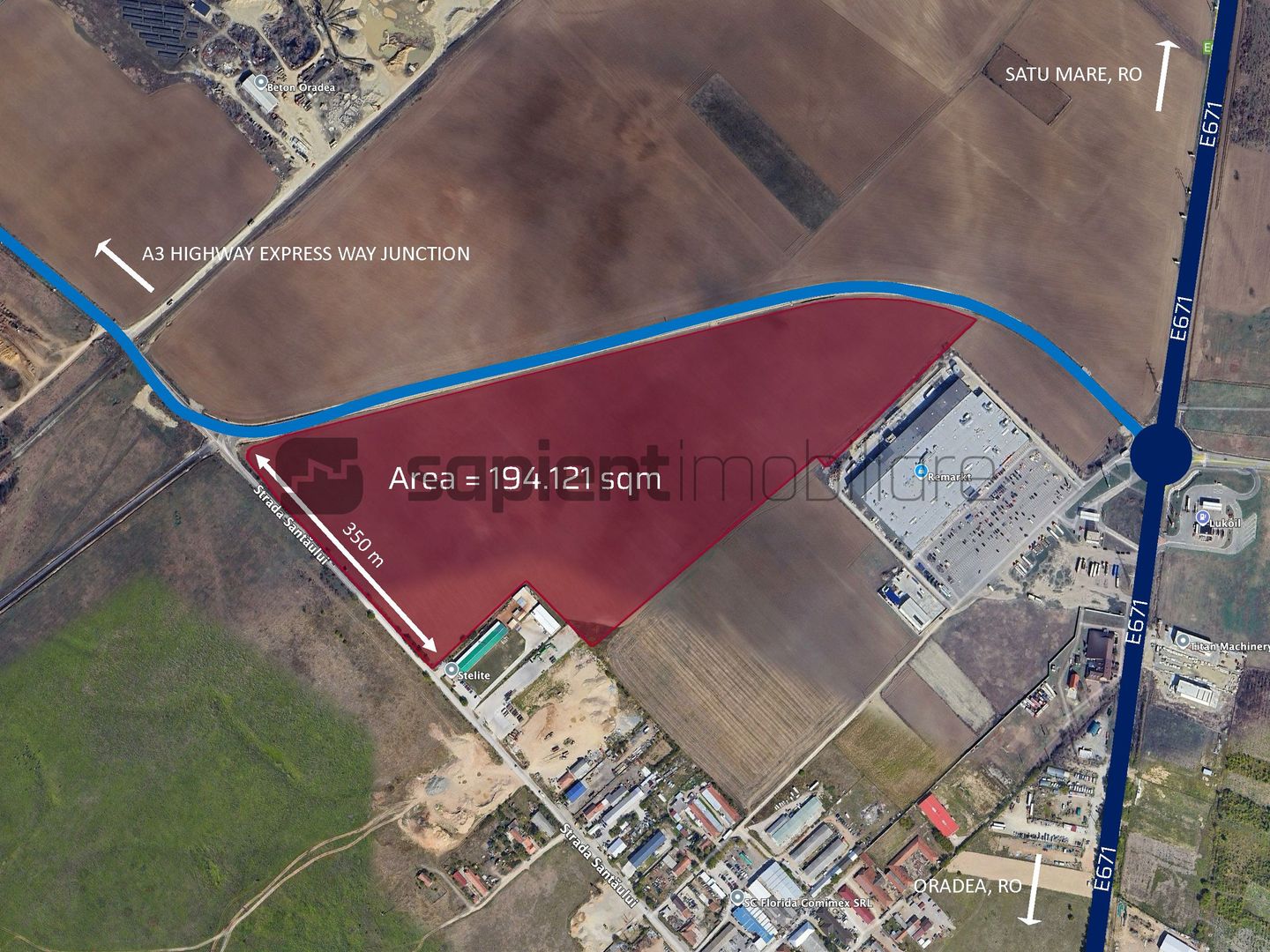 Sapient | Teren pentru dezvoltare industrială / logistică Oradea - Poză 1