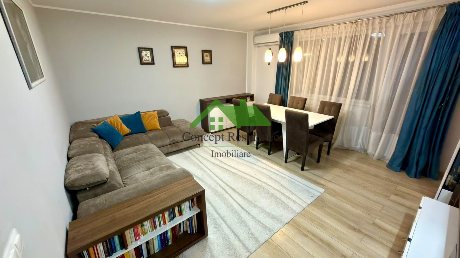 2 camere, 62 mp cu balcon, etaj 2 – bloc cu lift - Poză 1