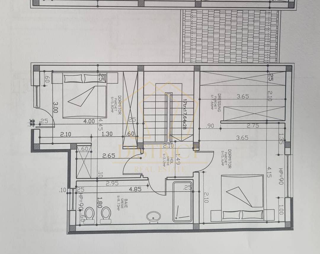 Duplex cu 4 camere | Despărțit prin camera tehnica | Mosnita Noua - Poză 3