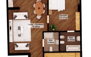 VANZARE | 2CAMERE+DRESSING 13MP | BELLER | DOROBANTI - Poză 11