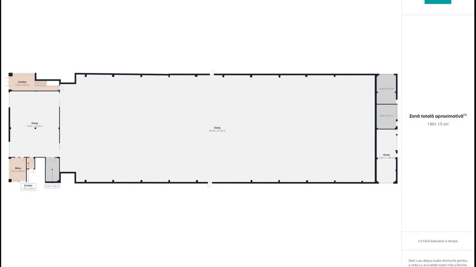 Hală industrială cu teren de 7330mp zona Aeroport - Poză 31
