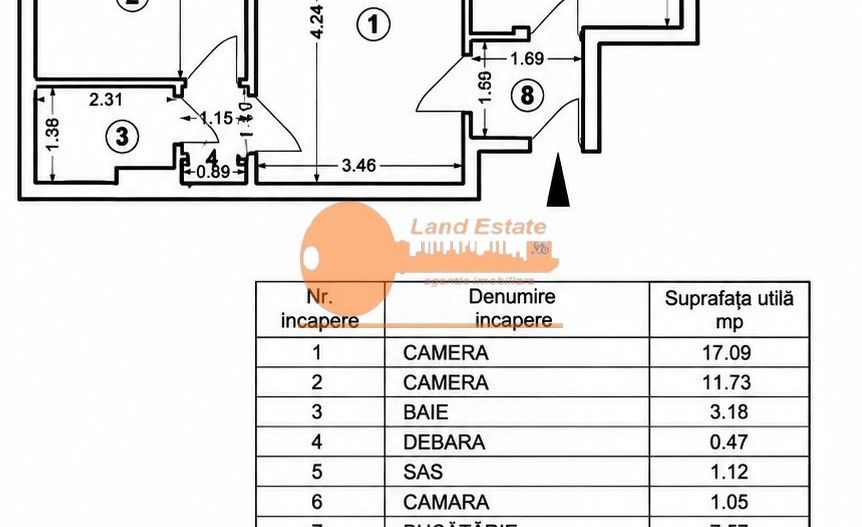 Apartament cu 2 camere zona Giurgiului - Poză 6