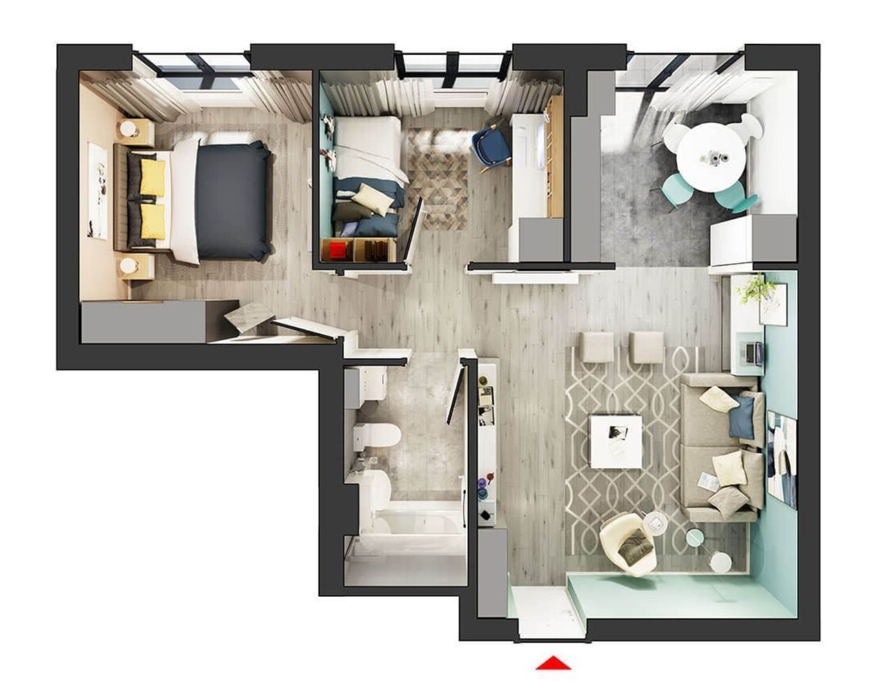 Vanzare apartament 3 camere in HILS Pallady cu parcare , 3 minute metrou - Poză 8