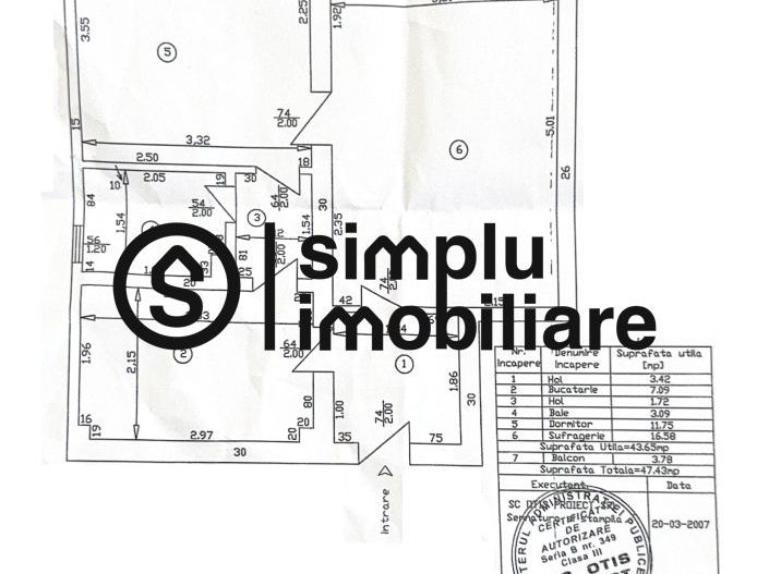 Apartament 2 camere Piata Mare et 2/4 - Schiță 10