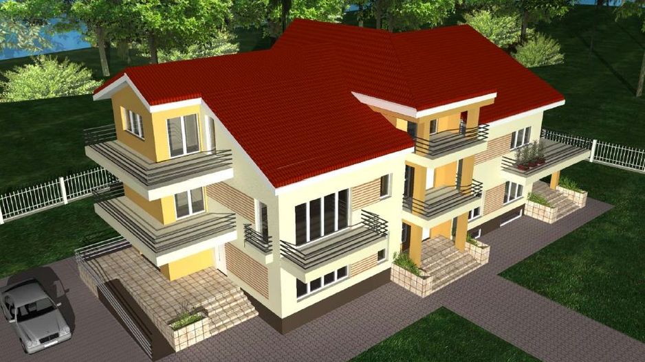 Vila Individuala S+P+1+M cu Teren 1000mp langa Padure - Balotesti - Poză 2