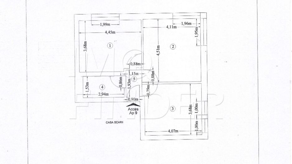 Spatiu amenajat ca locuire, 57 mp, demisol luminos, garaj inclus în Bună Ziua - Poză 4