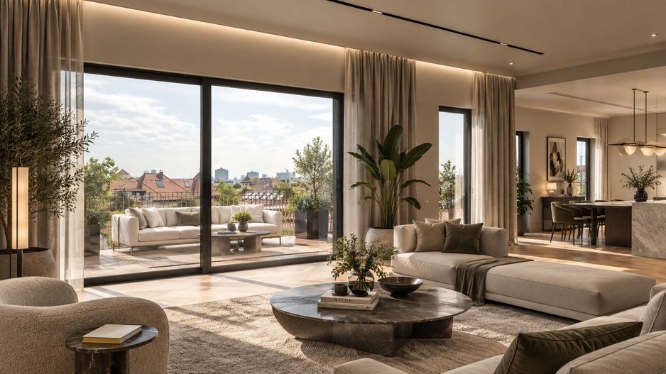 Apartament exclusivist cu 4 camere și terasă în Dorobanți Capitale - Poză 1