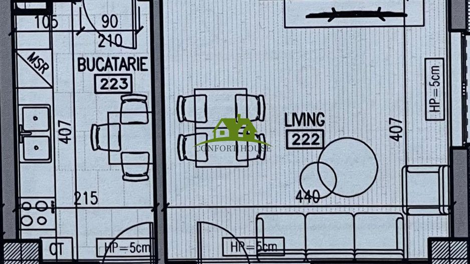 Garsoniera, bloc nou, P+3, Nr.12, Et.2, Bl.5 - CP2461926 - Poză 6