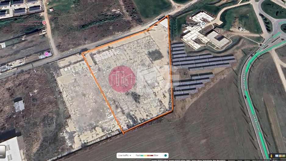 Teren de vanzare - betonat- pretabil industrial- Balotesti - Therme - Poză 3