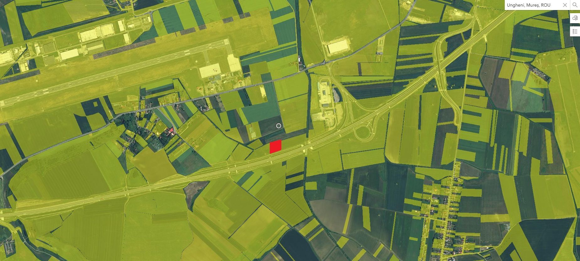 P 1190 - Teren de 7780 mp în jud. Mureș, Ungheni - Poză 2