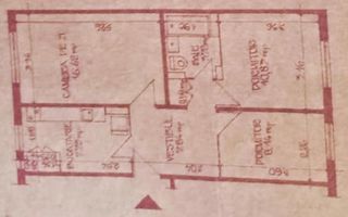 APARTAMENT 3 CAMERE DECOMANDAT, PARTER ÎNALT, PIVNIȚĂ, CALEA DUMBRĂVII - Schiță 8