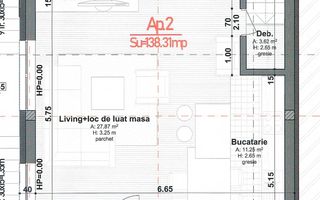 Duplex premium in Gruia | Curte, panorama si acces rapid spre Centru - Schiță 2