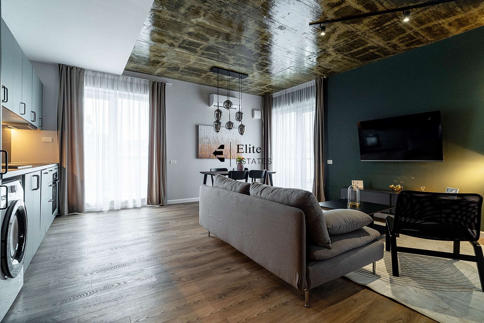 Apartament nou cu 2 camere cu o terasa de 46 mp - Poză 1
