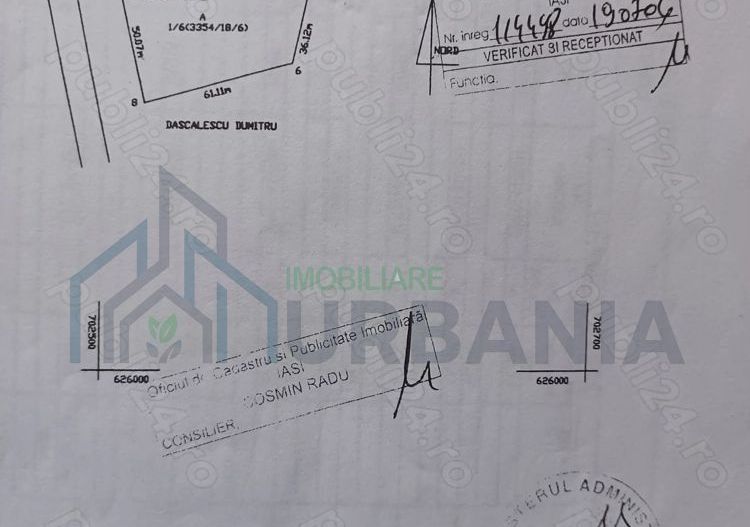 De vanzare teren 1300 m patrati in sat Paun,com.Barrnova.pret 14700 euro neg. - Poză 2