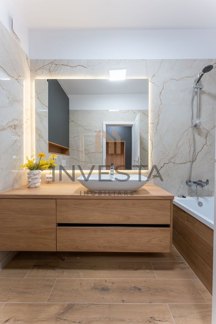 2 camere spatioase, finisaje de lux, bloc nou – Floresti - Poză 14