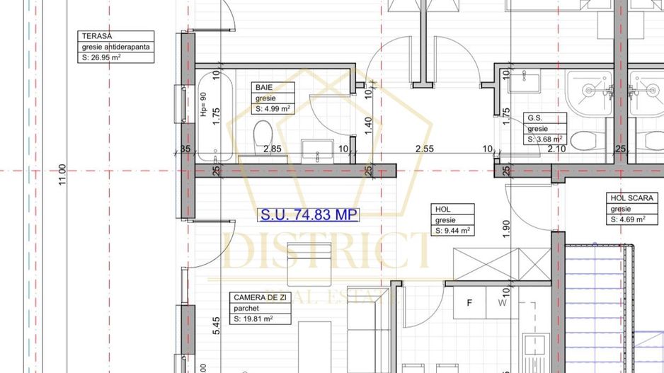 Penthouse cu 3 camere si terasa de 27mp | zona Neptun | Giroc - Poză 3