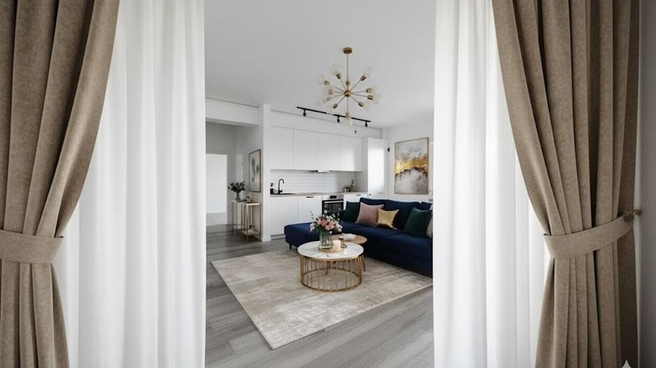 Apartamentul nr. 31 | 2 camere decomandat | Etaj 3 | Terasă 8,60 mp | - Poză 2