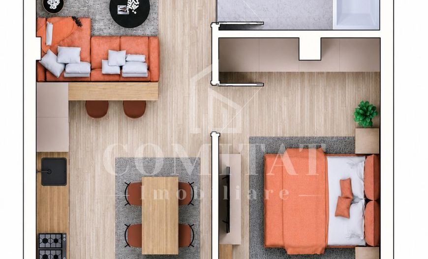 Apartament cu 2 camere în Apahida | Imobil nou | Estimo Park - Poză 8