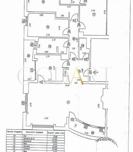 APARTAMENT DE PRESTIGIU | 4 CAMERE | PRIMAVERII - Schiță 22