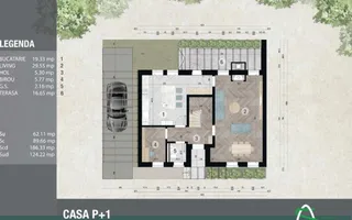 Vila 5 camere Pipera | 2 parcari | gradina - Poză 20