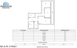 Tomis Nord/Carrefour-Vanzare apartament cu 3 camere, bloc nou. - Poză 2
