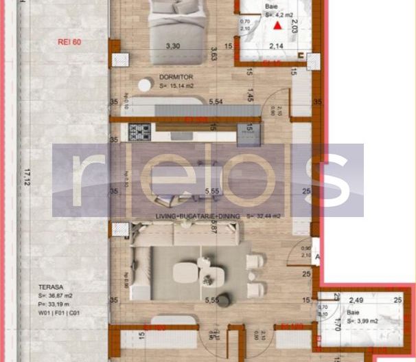 | APARTAMENT 4 CAMERE - 81 MP UTILI + TERASA 50 MP | DOMENII - Poză 15