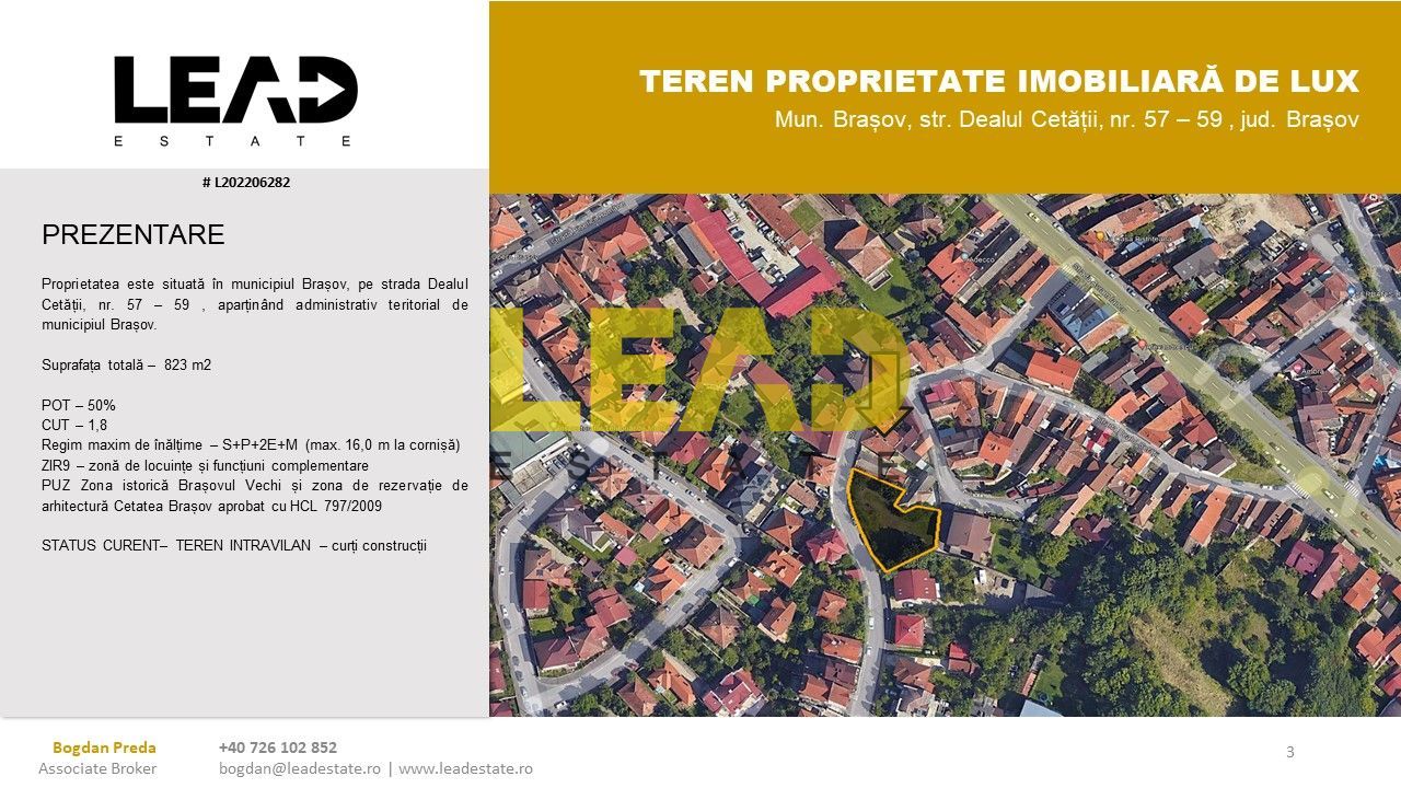 TEREN PROPRIETATE IMOBILIARA DE LUX - Poză 3