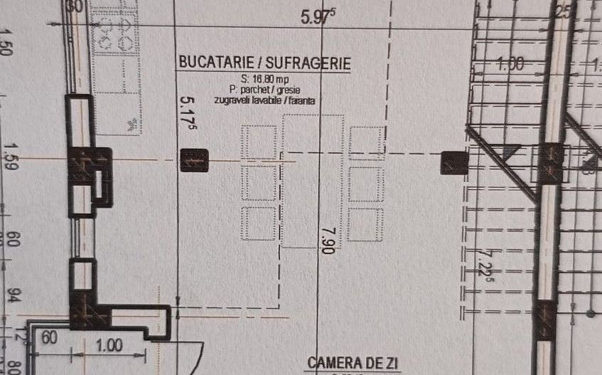 Apartament 3cam la vila. zona parcului Sub Arini, Sibiu - Schiță 13