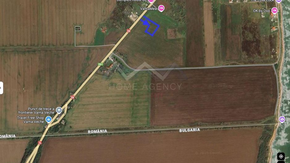 Vânzare teren Vama Veche, 937 mp, cu vedere la mare! - Poză 1