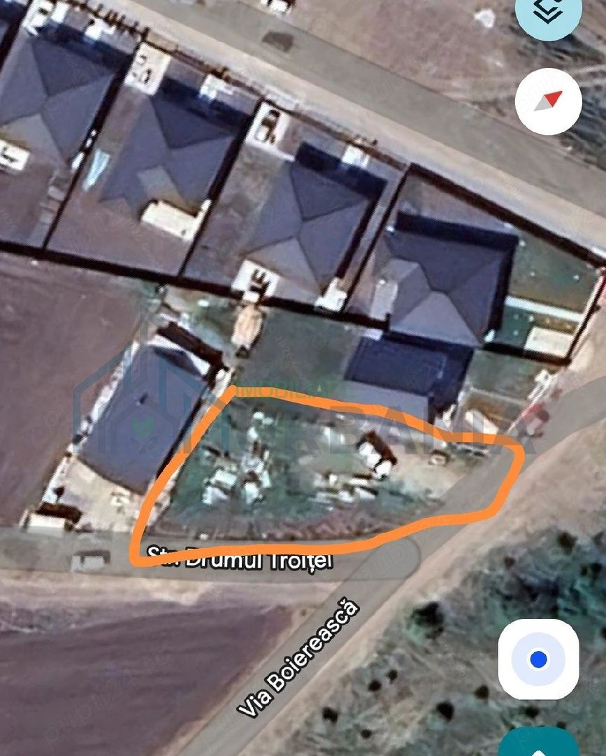 Teren intravilan de vanzare, 500 mp, Dancu, Strada Via Boiereasca - Poză 1
