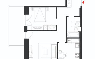 Vânzare, apartament, 2 camere tip 2D, HILS Republica, București - Poză 8