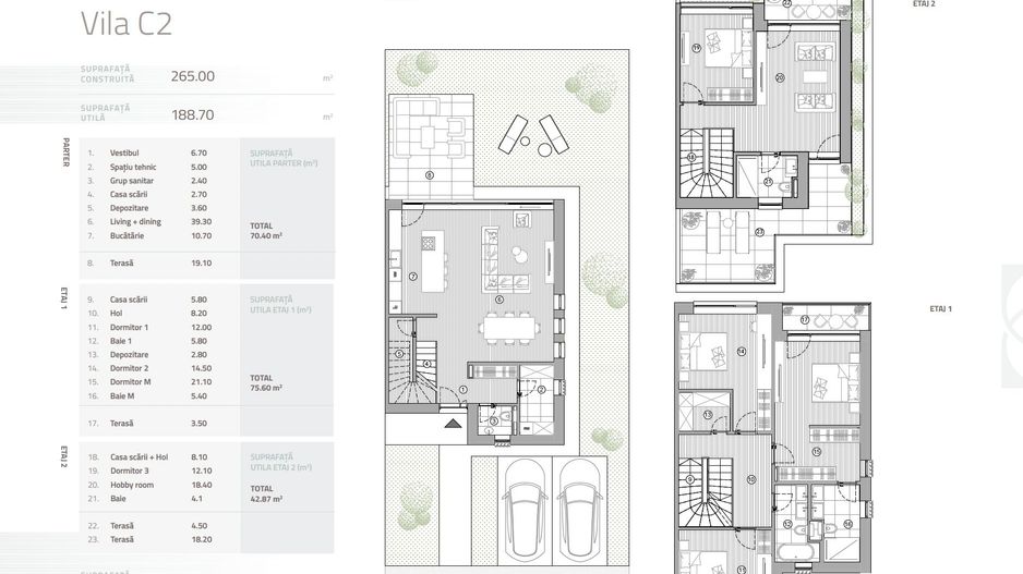 Vila de lux 6 camere | Ansamblu exclusivist | Pipera - Schiță 3